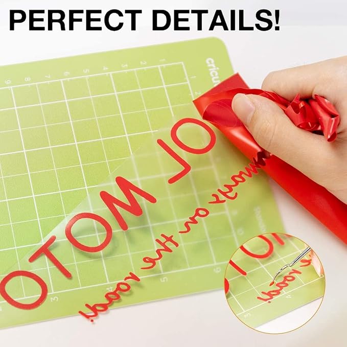 HTVRONT Heat Tranfer Vinyl Roll - 12” x 80ft Red HTV Vinyl for T Shirts, Iron on Vinyl Compatible with Cricut Cutting Machine - Easy to Use for Personalized Gifts (Red)