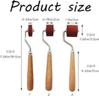 3 Pcs Craft Stamping Brayers Brayer Rollers, Rubber Rollers Brayer, Rubber Brayer Roller Brayer Ink Roller for Stamping, Printing, Printmaking