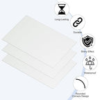 PATIKIL 2.1x3.3 Inch Anodized Aluminum Sheet Metal, 15Pcs Laser Plates Engraving Blanks 0.5MM Thin Rectangle for Crafting DIY House Laser Engraving, Silver