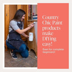 Clear Coat - Eco-Friendly Clear Satin Sheen Top Coat for Chalk Style Furniture Paint, Very Durable, Non Yellowing, Waterproof Sealant for High Traffic Furniture - Indoor/Outdoor - (4 oz)