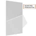 6061 T651 Aluminum Sheet Metal 10 x 17 x 1/4 (6MM) Inch Thick Flat Plain Aluminum Plate Covered with Protective Film, Heat Treatable Rectangle 6MM Aluminum Metal Plate for Industrial