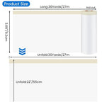 TAPEBEAR Upgrade Pre-Taped Masking Film Extra Thick, High Temp Tape and Drape 22" x 90', Plastic Cover for Automotive, Painting, Plastic Sheeting Masking Tape Film for Auto, Floor, Furniture, 4Rolls