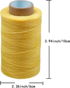 Colorful 284Yards Leather Sewing Waxed Thread-Practical Long Stitching Thread for Leather Craft DIY/Bookbinding/Shoe Repairing
