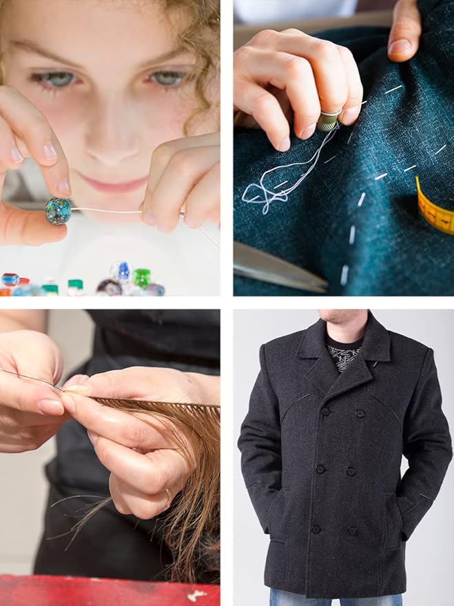 Mandala Crafts Bonded Nylon Thread Brown Heavy Duty Sewing Threads - 1100 YDs Size 92 280D T90 Tex 90 Thread for Leather Jeans Weaving Outdoor Marine Upholstery Threads