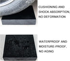 MIKMAYTOO Rubber Bench Block Jeweler's Rubber Bench Block Rubber Stamping Block for Hammering, Shaping, Chasing, Flattening Metals (100 * 100 * 15mm)