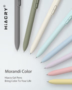 8 Pcs Gel Ink Pens, 0.7mm Fine Point for Smooth Writing Journaling Aesthetic Pens, Black Quick-Dry Long Lasting Fidge Pens, Cute School Office Supplies Gifts for Women （Morandi Black Ink）