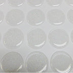 100-Piece Epoxy Resin Dome Stickers – Self-Adhesive Dots for DIY Crafts, Bottle Caps, Hair Bows, Scrapbooks, Jewelry & Pendants,1-Inch,Glitter