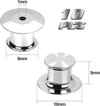 10 Pieces Metal Pin Backs Locking Pin Keepers Locking Clasp