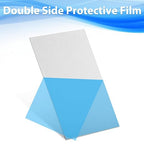 8 Pack 6061 T651 Aluminum Sheet Metal 6 x 12 x 1/32 Inch (0.8mm) Aluminum Plate Covered with Protective Film, 1MM Heat Treatable Rectangle Aluminumm Metal Plate Engraving Blanks for Crafting