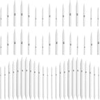 FEBSNOW 84 Pcs Blending Stumps and Tortillions, Paper Art Blenders, Art Pencils, Drawing Pencils for Student Artist Charcoal Sketch Drawing Tools, Sketch Supplies