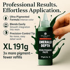 BALTIC DAY Emerald Green Epoxy Resin Pigment Paste XL (191g/6.7oz) – Opaque Epoxy Dye & High Concentration Coloring Paste, Mica Powder Alternative for Resin Art, Jewelry, Tumblers