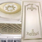 600Pcs KINNO Gold Leaf Sheets, Metal Leaf for Home, Wall, Frame, Ceiling, Furniture Decoration, 6 Colors 3.15 by 3.35 Inch
