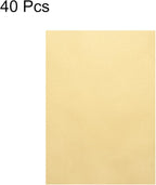 MECCANIXITY Colored Vellum Paper, 40 Sheet Orange Yellow Transparency 11.7 x 8.2 Printable Vellum Paper, Translucent Vellum Sheets for Printing Wedding Invitations, Ink Jet Laser Printer