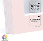 Mat Board Center, Pack of 10, 11x14 for 8x10 Pink Color Mats - Bevel Cut, Acid Free, 4-ply Thickness, White Core - for Pictures, Photos, Framing