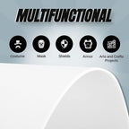 24 Ct Sheets White EVA Cosplay Foam in 9” x 12’’ Sheets; High Density Thick Foam 85 kg/m³, 2mm (1/12”); Great for Costumes, Props, Armor, Masks, Arts and Crafts Projects