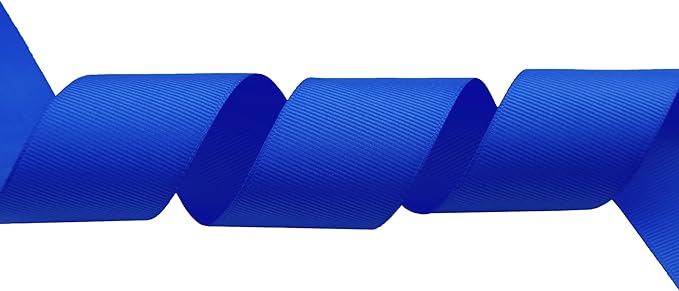 ITIsparkle 11/2" Inch Grosgrain Ribbon 25 Yards-Roll Set for Gift Wrapping Cake Decoration Party Favor Hair Braids Hair Bow Baby Shower Decoration Floral Arrangement Craft Supplies, Royal Ribbon