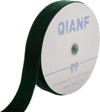 Hunter Green Velvet Ribbon, 1 1/2-Inch by 25-Yard Spool