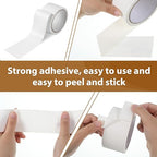 Book Repair Tape, White Cloth Bookbinding Repair Tape Archival Document Repairs Tapes 2 Inch by 33 Feet Self Adhesive Matte Book Binding Tapes for Repairs Paper, Ephemera, Photos, Print and Artwork