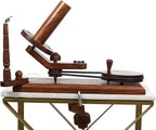 Bhartiya Handicrafts Rosewood Yarn Winder | Large Capacity 10 oz Wooden Yarn Winder for Knitting, Crocheting and Weaving | Table Top Wood Yarn Swift and Ball Winder