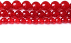 Tiger Eye Round Loose Beads Natural Gem Beads Crystal Energy Stone Beads for Jewelry Making 15" (6MM, Red Chalcedony)…