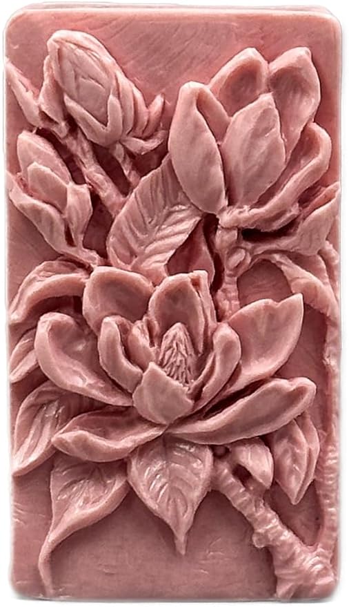 Magnolia Silicone Mold for SOAP Making, Candle, Resin and Other Crafts Flower