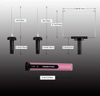 3 in 1 Hot Wire Foam Cutter Kit, Pink Foam Cutter Electric Foam Cutting Tool, Heated Foam Carving Knife Kit