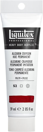 Liquitex Professional Heavy Body Acrylic Paint, 2-oz (59ml) Tube, Alizarin Crimson Hue Permanent