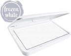 COLOP Make Series, Ink Stamp Pads, with Non-Toxic Premium Ink, Water-Based Acid-Free (Frozen White, Make 1-1-15/16" x 3-1/2")
