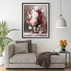 Moohue 14 ct Counted Cross Stitch Kits for Adults Flowers Cross Stitch Patterns Stamped Printed Cross Stitch Kits (Flowers 16)