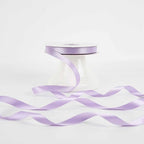 HUIHUANG Lavender Satin Ribbon 1/2 inch X 50 Yards Continuous, Purple Double-Faced Satin Ribbon for Gift Wrapping, Bows, DIY Crafts, Flower Bouquet, Wedding Bridal Shower Decor, Flower Crown