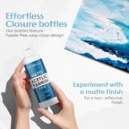 GRANOTONE Acrylic Artist's Varnish | Matte Finish | Non-Yellowing | Non-Toxic | Anti-Crazing Formula | for Pro Artists, Hobby Painters & Kids | Made in India | 100 ML (3.38 fl oz)