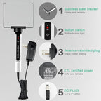4 in 1 Hot Wire Electric Foam Cutter kit, Styrofoam Cutting Tool 15W/ 6V, Heated Foam Carving Knife Kit. (Bagged White)