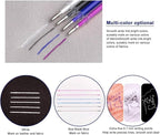 4 Colors Heat Erasable Pens: Fabric Marking Pens Auto-Vanishing Pen Sewing Friction Pens with 20pcs Replaceable Pen Refills for Sewing Quilting Dressmaking and Embroidery