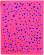 Starry Night Background Metal Cutting Dies,Stars Embossed Etching Stencil,for DIY Scrapbooking Card Making Party Decorations Kids' Craft Projects Journal Embellishments Stamp Craft Photo Album ban