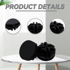 16 Pcs Black Plastic Connector, Wire Grid Cube Connector for Modular Closet Storage Organizer and DIY Wire Cube Storage Unit