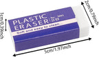 20 Pack Pencil Erasers, Soft, and Durable Erasers for Pencils, Perfect for Artists and Professionals, Long-Lasting Erasing Performance