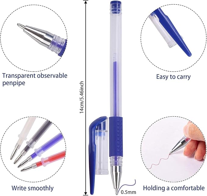 JANYUN 4 Pieces Heat Erasable Pens for Fabric with 12 Refills Fabric Marking Pens Fabric Markers for Quilting Sewing DIY Dressmaking Fabrics Tailors Chalk