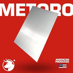 Metoro 2 Pack .250 x 12 x 8 Aluminum Sheet Plate - Grade 5052 | Durable & Versatile Metal for DIY, Industrial, Signage, Prototyping | Corrosion-Resistant, Weldable, and Strong (2, 1/4" x 12" x 8")