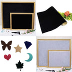 2PCS Self Adhesive Felt Sheets, DIY Felt Adhesive Sheet for Art & Crafts, Peel and Stick Felt for Drawer/Jewelry Box Felt Liner, Solid Color Felt Wallpaper (14.6" x 39.4", Grey)