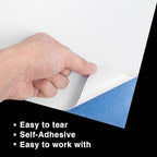 MEARCOOH 20-Pack Self Adhesive Foam Sheets, 10 Colors 2mm Sticky Eva Foam Paper 9x12 Inch for Crafts Cardmaking Photo Frames Classroom Scrapbooking