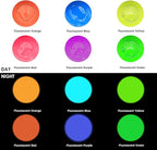 Artecho Glow in the Dark Paint 6 Colors, 120 ml / 4 oz Acrylic Paint for Decoration, Art Painting, Outdoor and Indoor Art Craft, Supplies for Canvas, Rock, Wood, Waterproof Rich Pigments