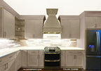 ALL-IN-ONE Paint, Durable cabinet and furniture paint. Built in primer and top coat, no sanding needed. Includes our 30 featured color card - Oyster (taupe), 8oz Sample