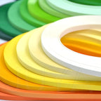 JUYA Single Color Paper Quilling Strips Set 42 Colors 100 Strips per Pack 2/3/5/7/10 mm Width Available 42 colors, width 10 mm (0.39 in)