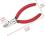 5 inch Wire Cutters, 5 Pack Diagonal Cutters, Side Cutters, Wire Cutter Set, Wire Snips, Small Diagonal Cutters with Spring Loaded, Diagonal Cutting Pliers for Crafts, Jewelry Making