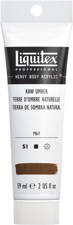 Liquitex Professional Heavy Body Acrylic Paint, 2-oz (59ml) Tube, Raw Umber