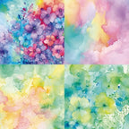 Vintage Scrapbook Paper Pad Floral Patterned Paper 6×6,24 Sheets Single-Sided Flower Scrapbooking CardStock Papers Pad for Holiday Cardmaking DIY Origami Decorative Craft Papers.