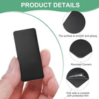 20-Pack Anodized Aluminium Laser Engraved Mount Metal Plate 2x1x0.02 Inch Engraver Blank Anodized Aluminum Sheets for DIY Laser Printing/Home/Office[Black]