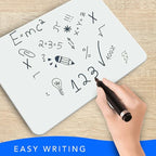 Small White Board, 9 x 12 Dry Erase Board, 2 Mini Double Sided Portable Whiteboards, Lapboard, Small Dry Erase Board for Kids, Office and Classroom