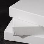 PHOENIX 6x6 Inch 4 Pack Gallery Canvas - Small Square 1.5 in Thick Canvases for Painting - Deep Edge 100% Cotton 11 Oz. Gesso Primed White Blank Professional Canvas Oil & Acrylic Paints