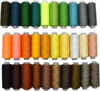 Sewing Thread 60 Colors Sewing Industrial Machine and Hand Stitching Cotton Sewing Thread (60 Color)